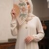 Robe Longue d'Été Casual – Confort Absolu & Détails Dorés – Image 4