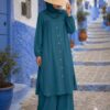 Ensemble Tunique & Pantalon en Style Lin – Collection Été – Image 4