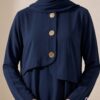 Robe Effet Faux Gilet Asymétrique – Image 3