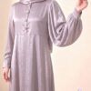 Robe Longue Fluide LIANA – Tissu Soie de Médine Texturé – Image 6