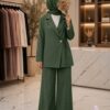 Ensemble Tailleur 2 Pièces – Veste Cache-Cœur & Pantalon – Image 6
