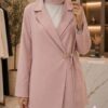 Ensemble Tailleur 2 Pièces – Veste Cache-Cœur & Pantalon – Image 2