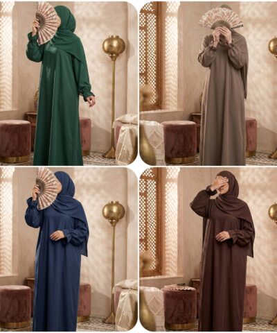 Alternative view of Abaya Naïla — Soie de Médine