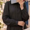 Robe Chemise Célia — Coton Léger & Manches Bouffantes – Image 6