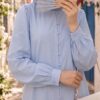 Robe Chemise Célia — Coton Léger & Manches Bouffantes – Image 2