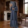 Abaya Illusion – L'ensemble 2-en-1 en Soie de Médine