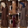 Abaya Illusion – L'ensemble 2-en-1 en Soie de Médine – Image 3