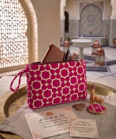 Alternative view of La Pochette "Étoile de Fès" Artisanat Marocain d'Exception - Édition Limitée