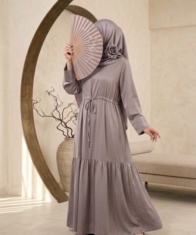 Robe Longue Fluide Maëva — Cordon de Serrage & Volant Bohème