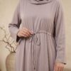 Robe Longue Fluide Maëva — Cordon de Serrage & Volant Bohème – Image 2