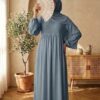 Abaya Évasée Shana en Tissu Jazz